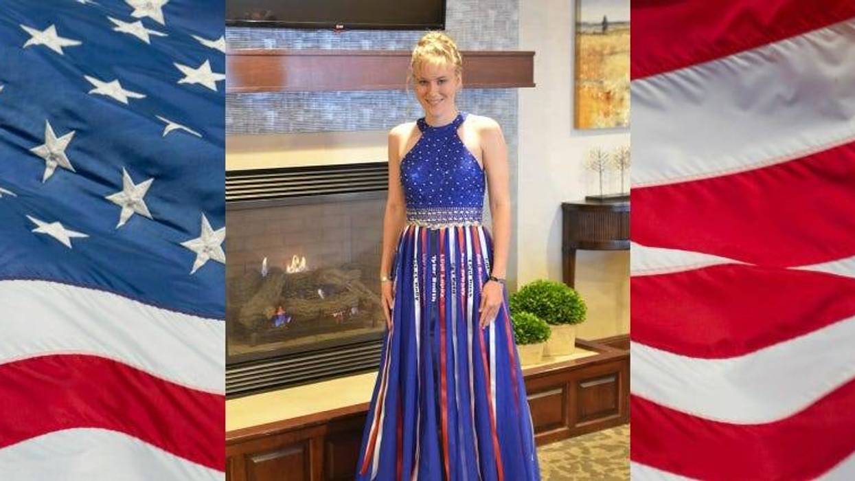 Aubrey Headon's prom dress remembering the fallen Marines of 3/5 was a viral sensation