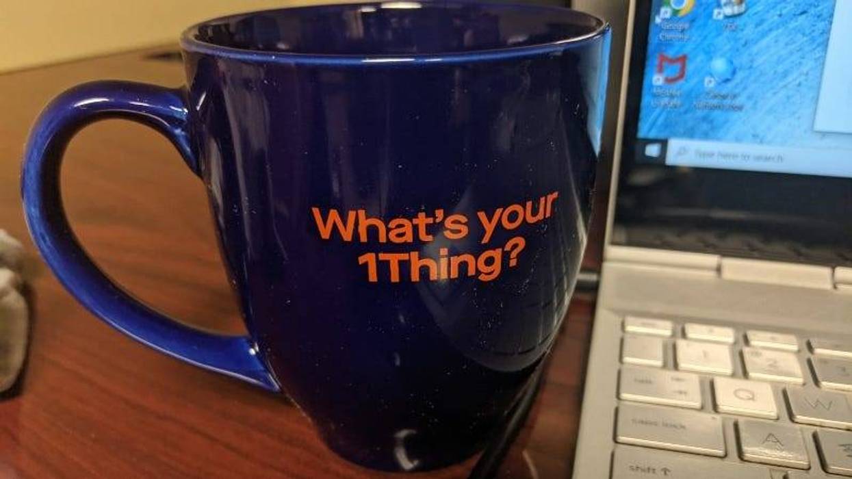 Audacy 1Thing mug / HR
