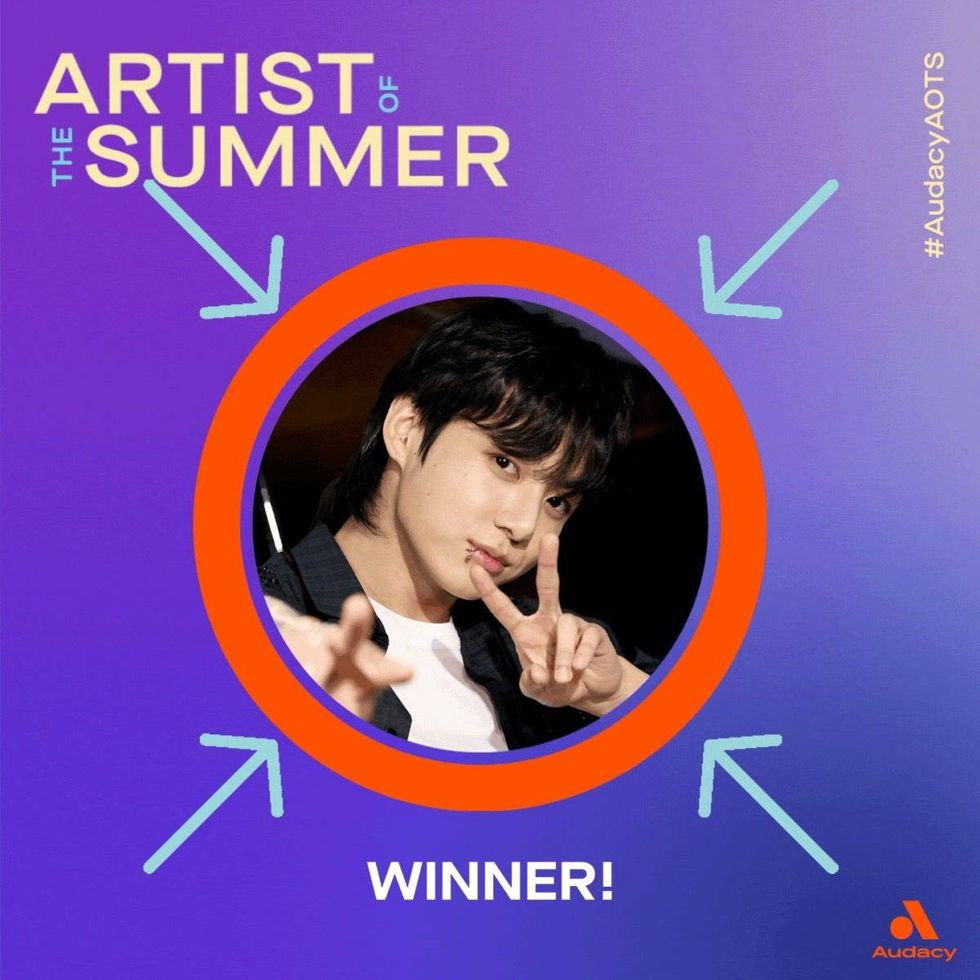 Audacy Artist of the Summer Jung Kook