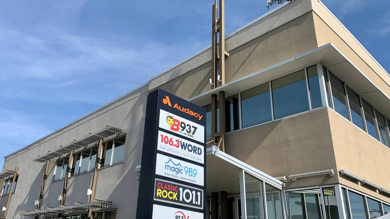 Audacy swapping frequencies with two Upstate FM stations.