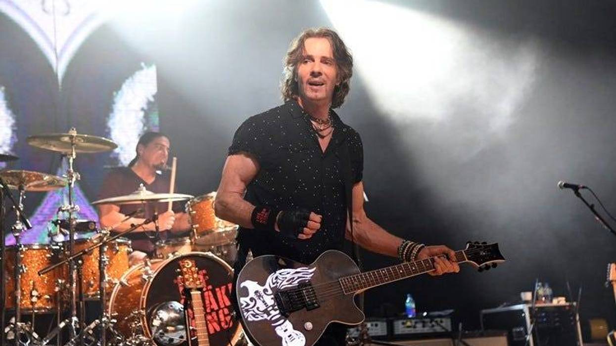 Aug 28, 2018; Pompano Beach, FL, USA; Rick Springfield performs at Pompano Beach Amphitheatre
