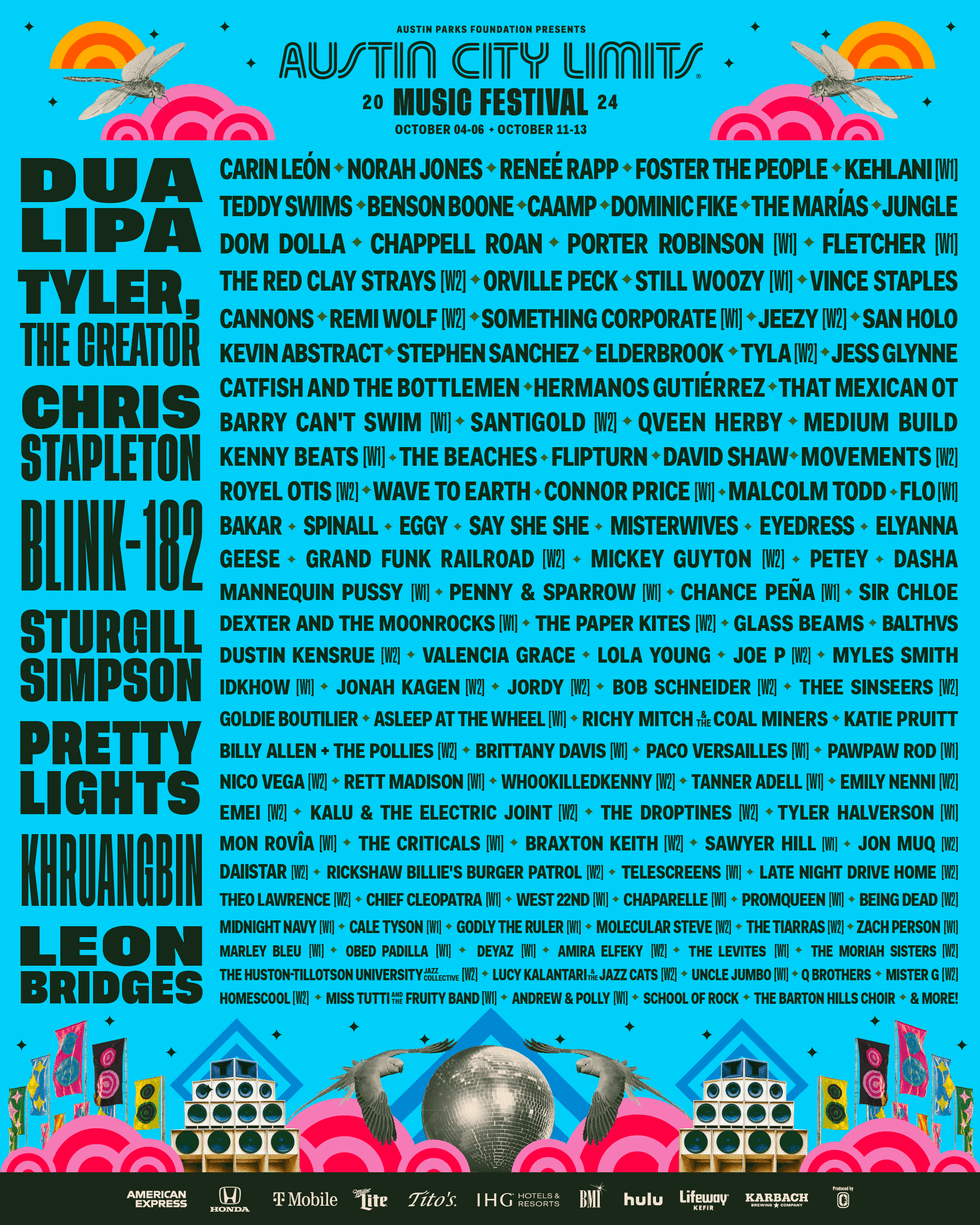 Austin City Limits Music Festival 2024 lineup