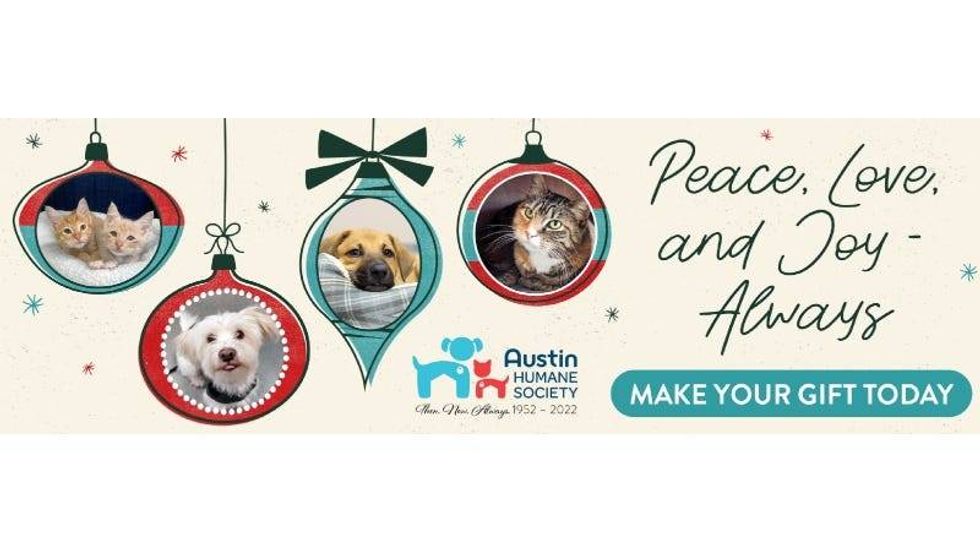 Austin Humane Society Holiday 2022