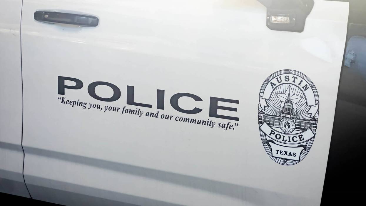 Austin Police Car Door Sign Texas