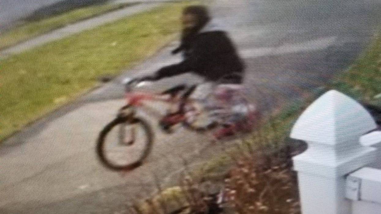 Authorities are looking for this person in connection with the fatal stabbing of an Audubon deli owner.
