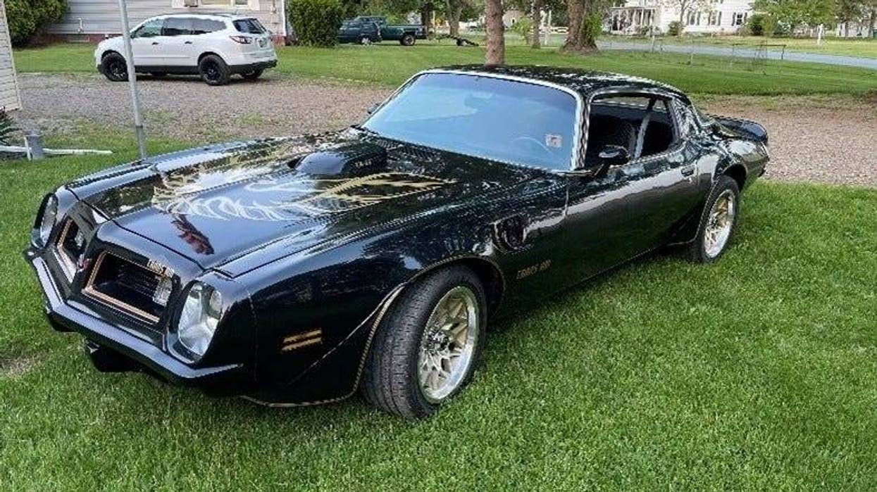 Authorities are searching for two people in southwest Michigan who allegedly stole a 1975 Pontiac Trans AM in Branch County.