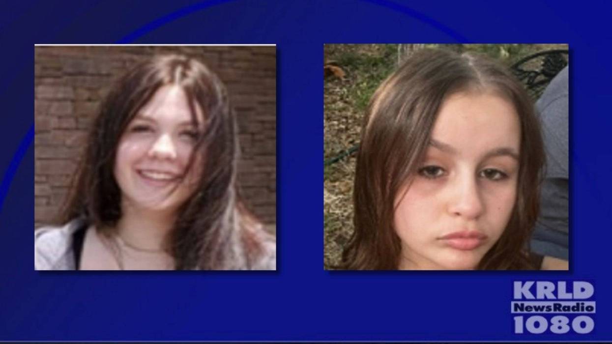 Authorities issued an Amber Alert early Monday for 14-year-old Emilee Solomon, left, and 14-year-old Aysha Cross, right, who were last seen Wednesday in McGregor, Texas.