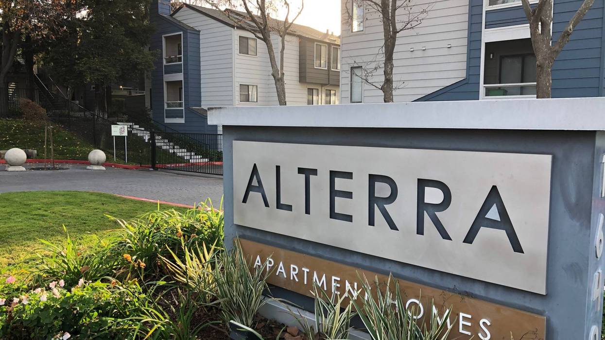 Authorities on Jan. 2, 2020 are investigating if a fire at the Alterra apartments was caused by a Molotov cocktail.