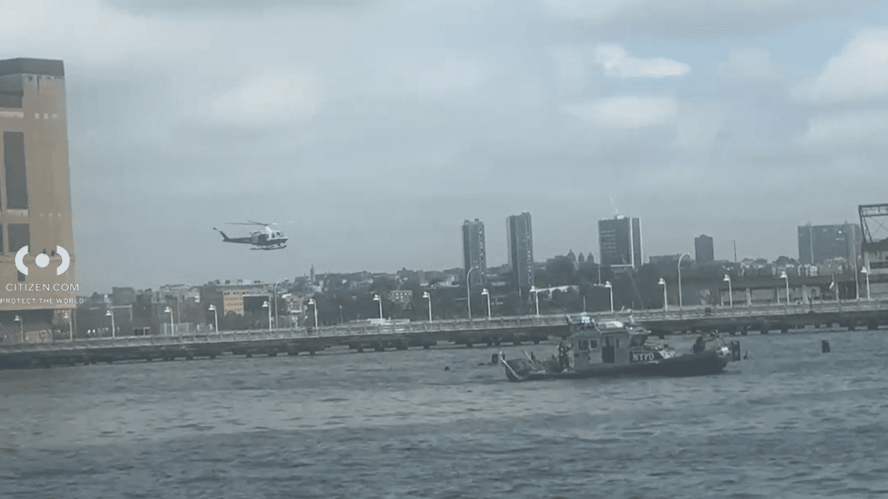 Authorities search for a missing woman who jumped into the Hudson River on Tuesday morning.