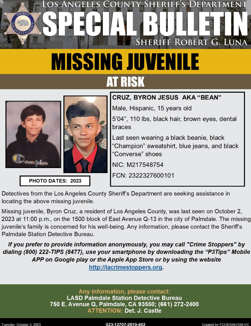 Authorities sought the public