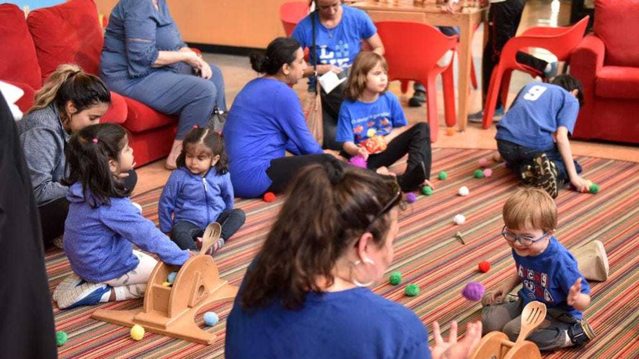 Autism Speaks Light it Up Blue Autism Awareness Celebration at Chicago Children's Museum on April 8, 2017 in Chicago, Illinois. (Photo by Daniel Boczarski/Getty Images for Autism Speaks)