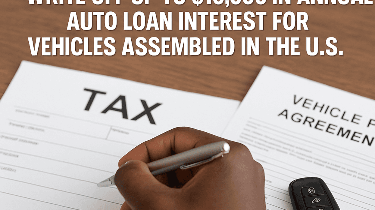 Auto Interest Tax Credit Image