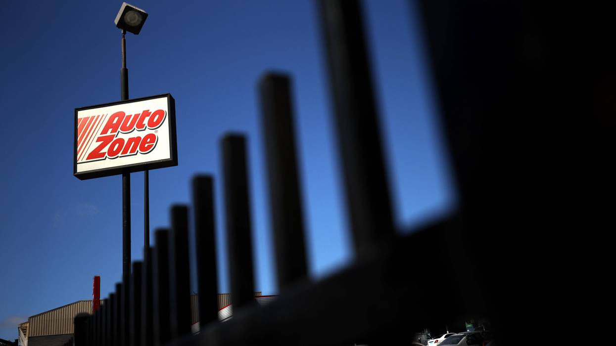 AutoZone sign