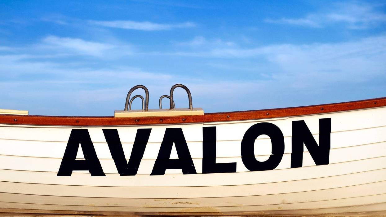 Avalon beach lifeguard patrol boat