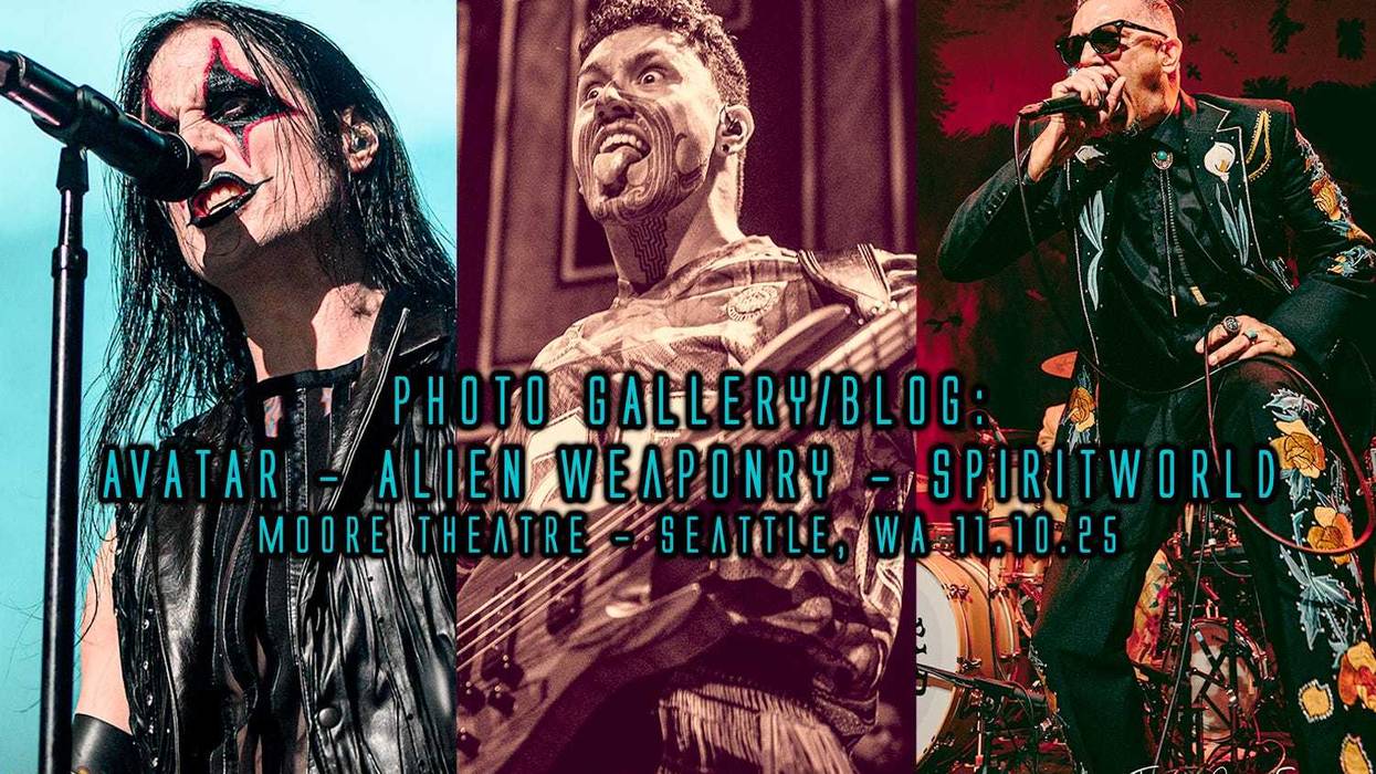 Avatar - Alien Weaponry - SpiritWorld - Moore Theatre - Seattle 11.10.25