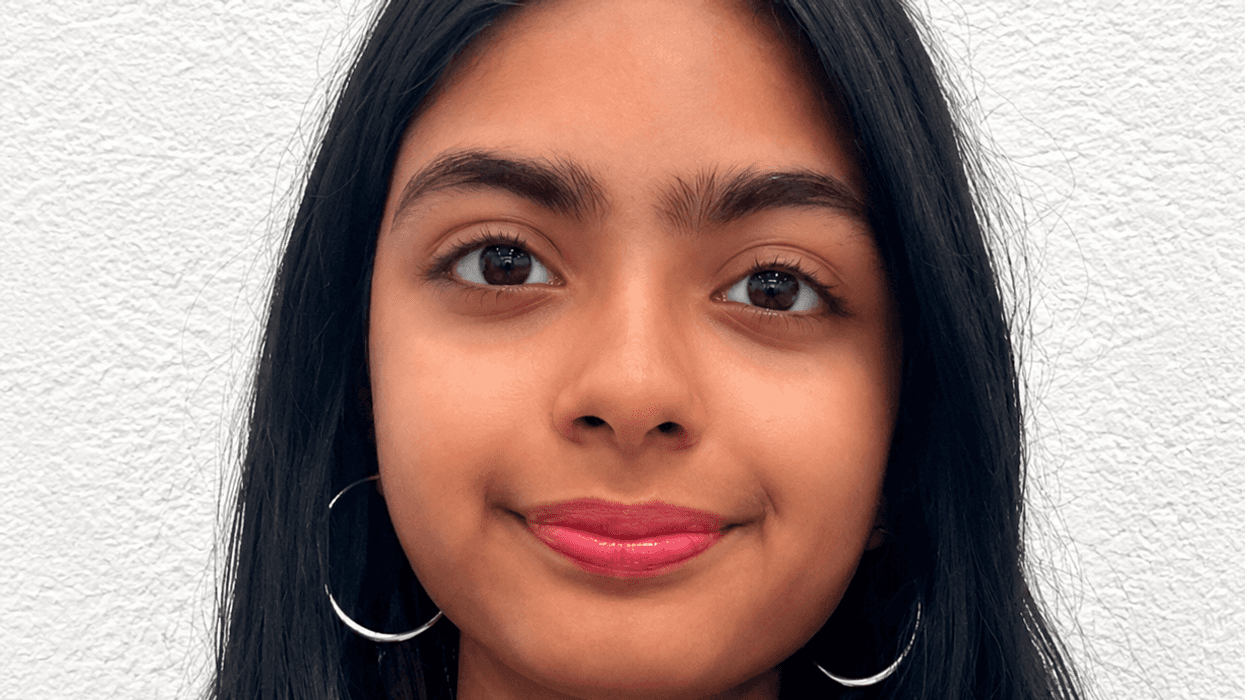 Avishka Dudala, an eighth-grader at Lorene Rogers Middle School in Prosper, advanced to Thursday night’s finals after successfully navigating nine rounds of quarterfinal and semifinal spelling.