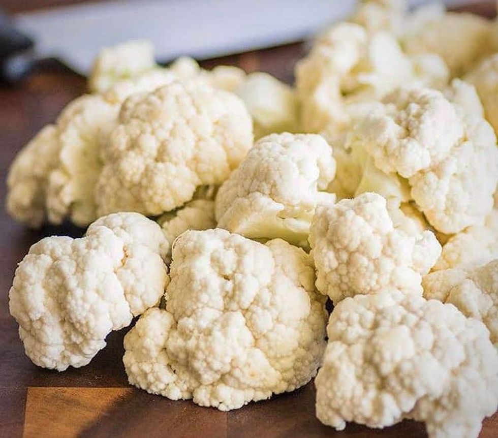 Avocado Cauliflower Puree with Seared Cod