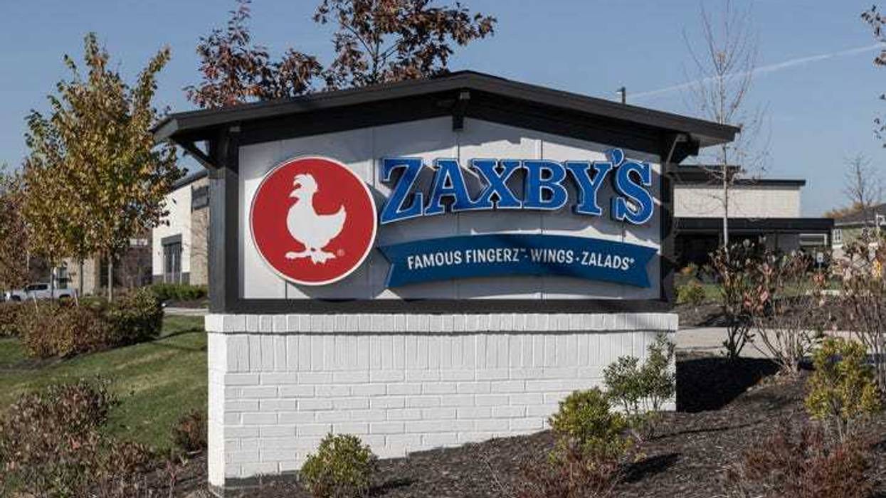 Avon - November 5, 2023: Zaxby's Chicken restaurant drive thru. Zaxby's has over 900 locations.