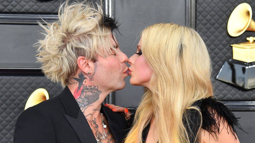 Avril Lavigne and MOD SUN's engagement party was pink, punk, and perfect: Take a look