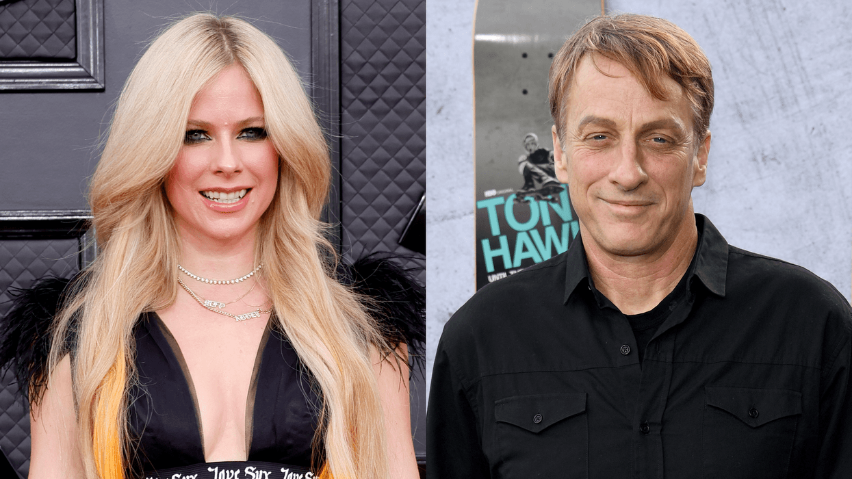 Avril Lavigne and Tony Hawk