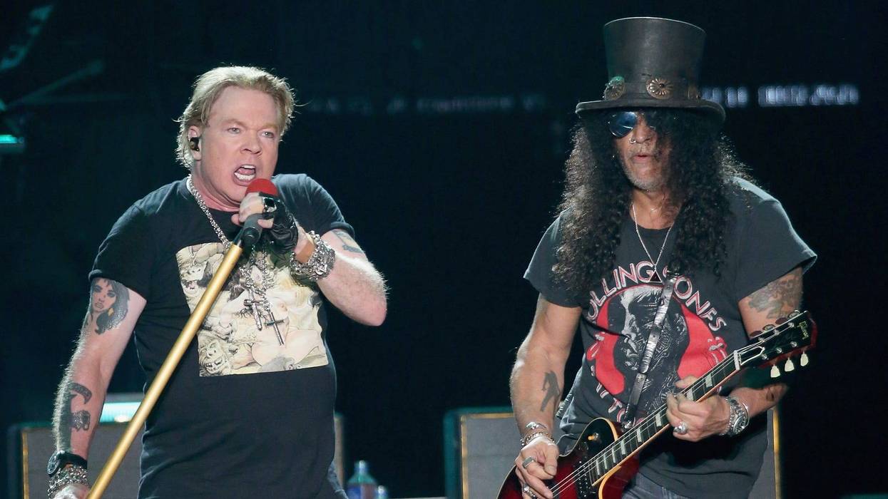 Axl Rose and Slash of Guns N' Roses