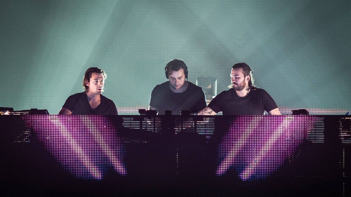 Axwell, Sebastian Ingrosso and Steve Angello from Swedish House Mafia