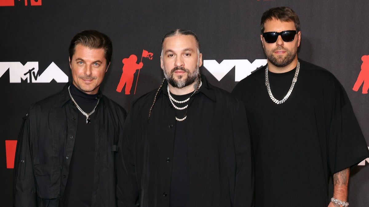 Axwell, Steve Angello, and Sebastian Ingrosso of Swedish House Mafia