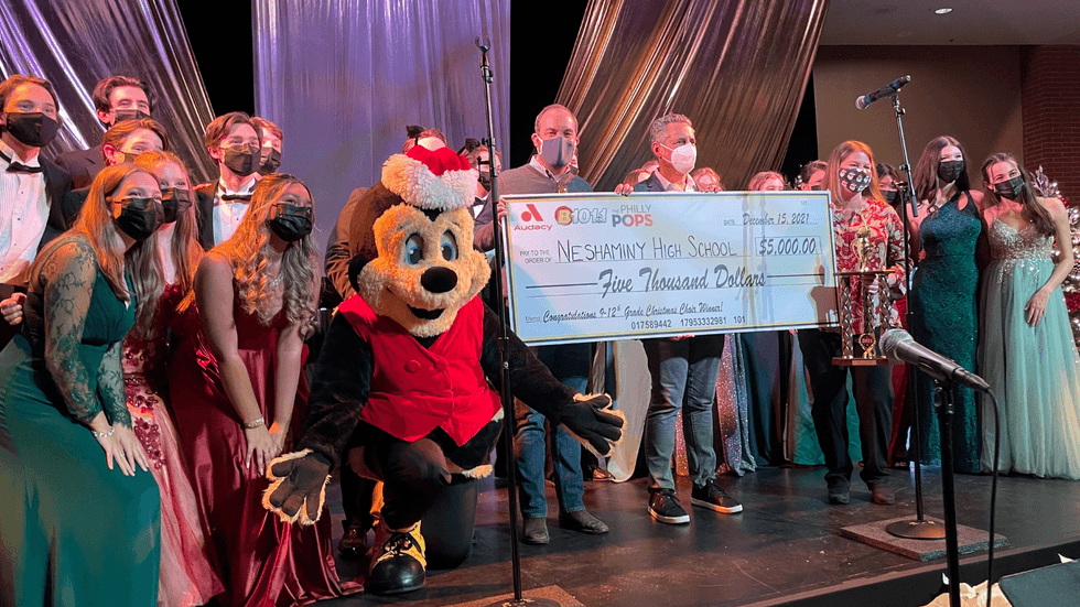 B101.1 presenting Neshaminy High School's Select Choir the $5,000 Grand Prize