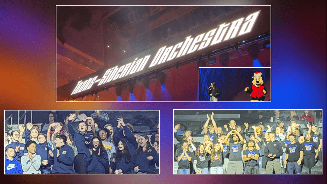 B101 2025 Christmas Choir Competition Winners Recognized at Trans-Siberian Orchestra at Xfinity Mobile Arena