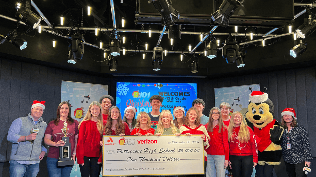 B101's 2024 High School Christmas Choir Competition Champions Pottsgrove High School Performs at B101