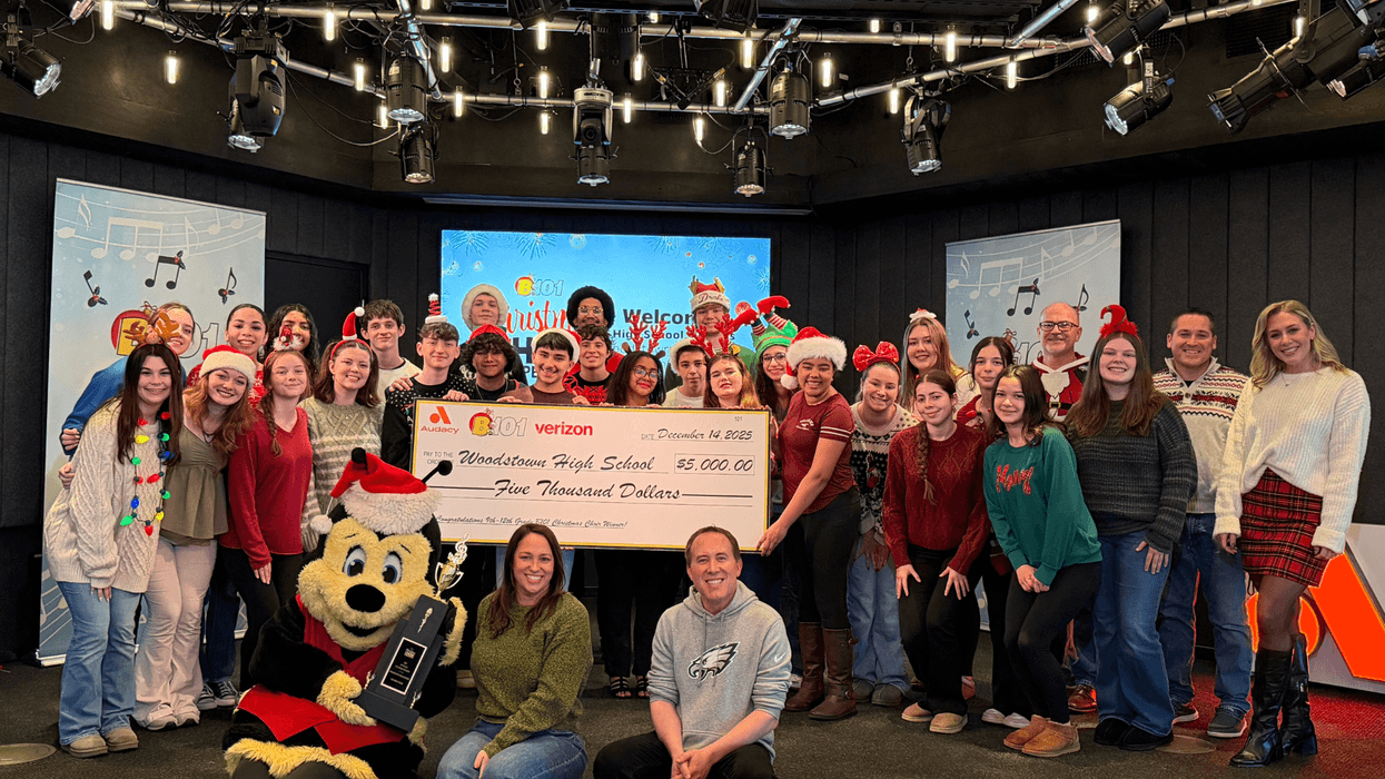 B101's 2025 High School Christmas Choir Competition Champions Woodstown High School Performs at B101