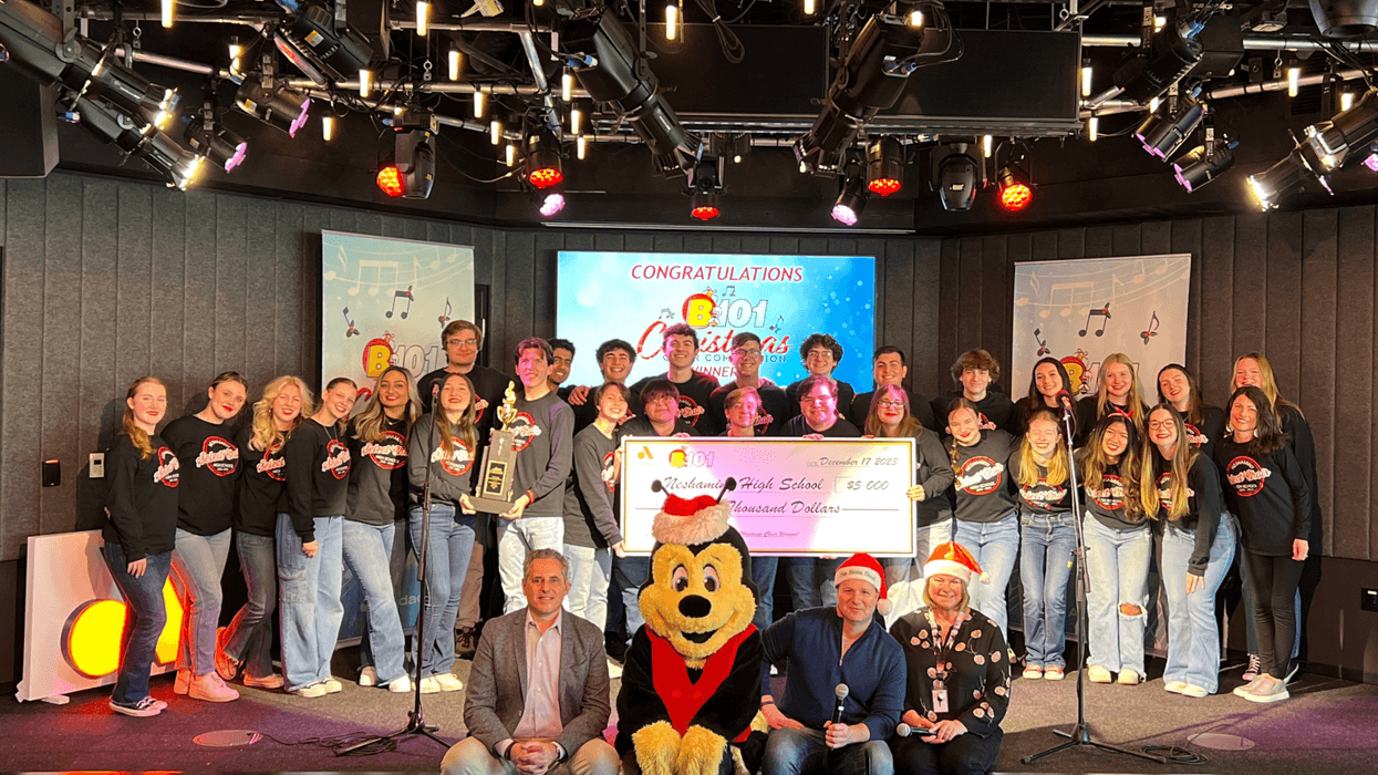 B101's 9-12 Division 2023 Christmas Choir Competition Champions Neshaminy High School Perform at B101