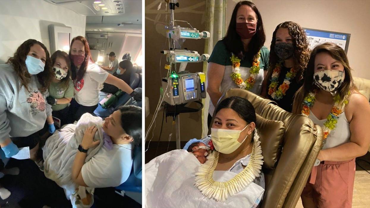 baby born on airplane