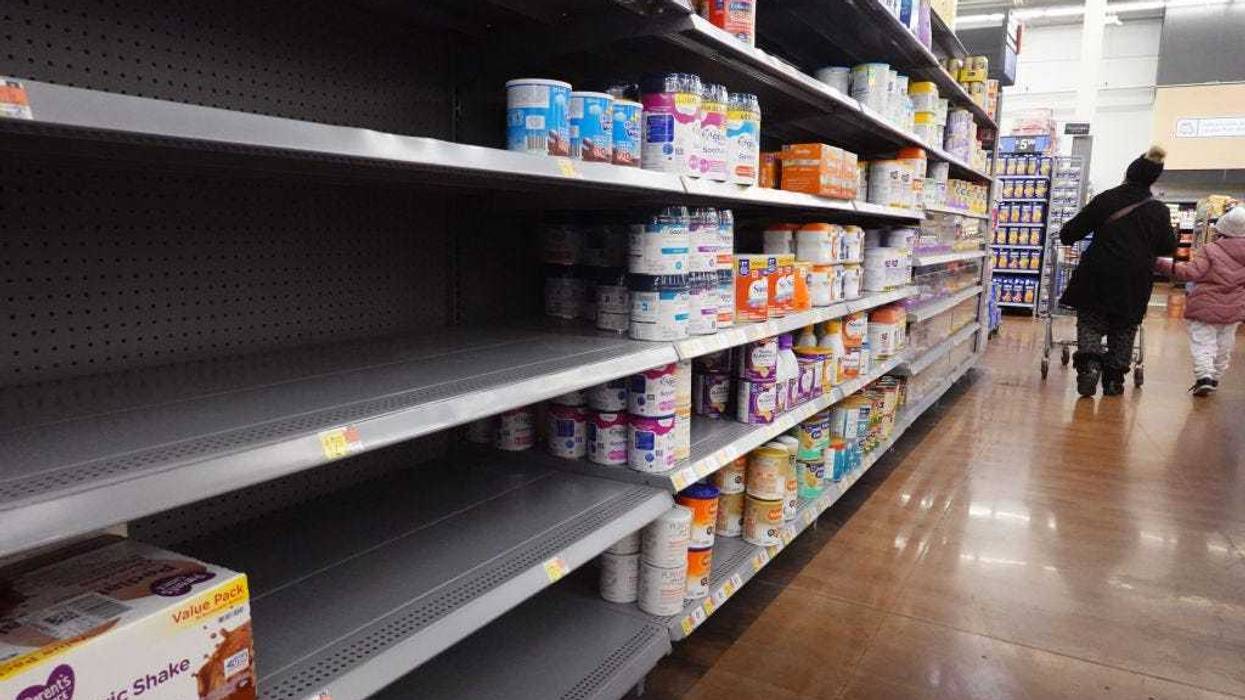baby formula empty shelf