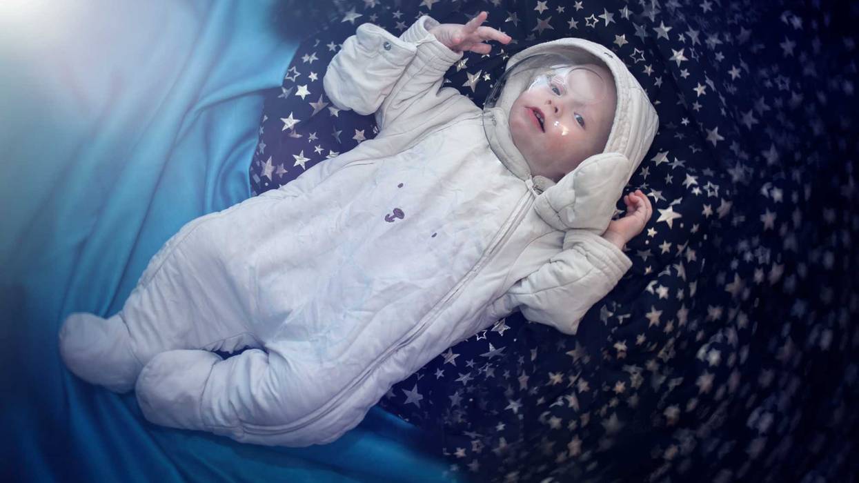 Baby in space