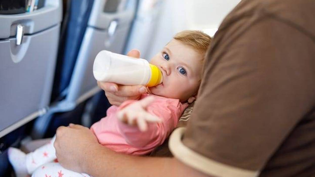 Baby On a plane