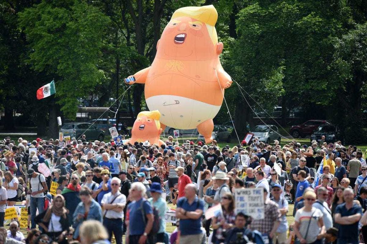Baby Trump balloon