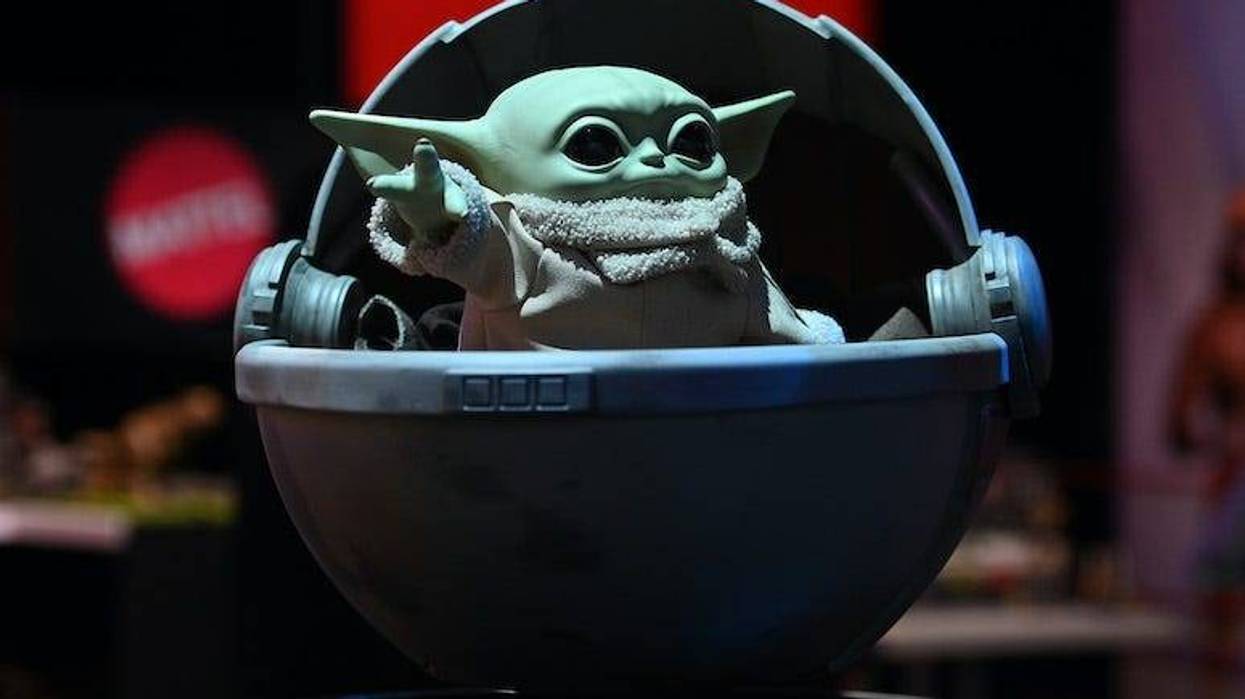 Baby Yoda, Toy, Display, Star Wars, The Child, New York Toy Fair, 2020