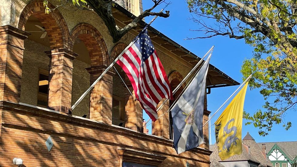 Bachelors Barge Club on Boathouse Row.
