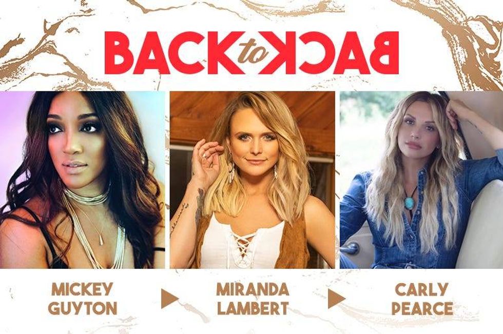 RADIO.COM's Back To Back: Mickey Guyton, Miranda Lambert, Carly Pearce