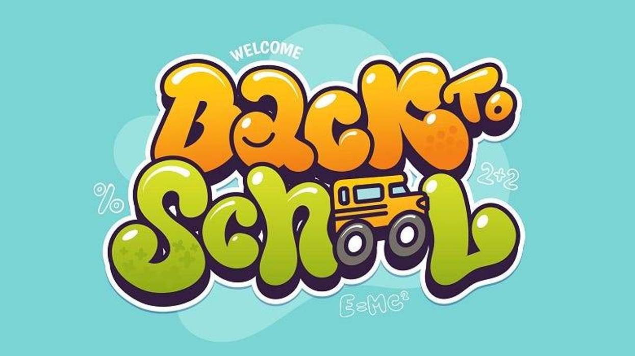 "Back to School" graphic