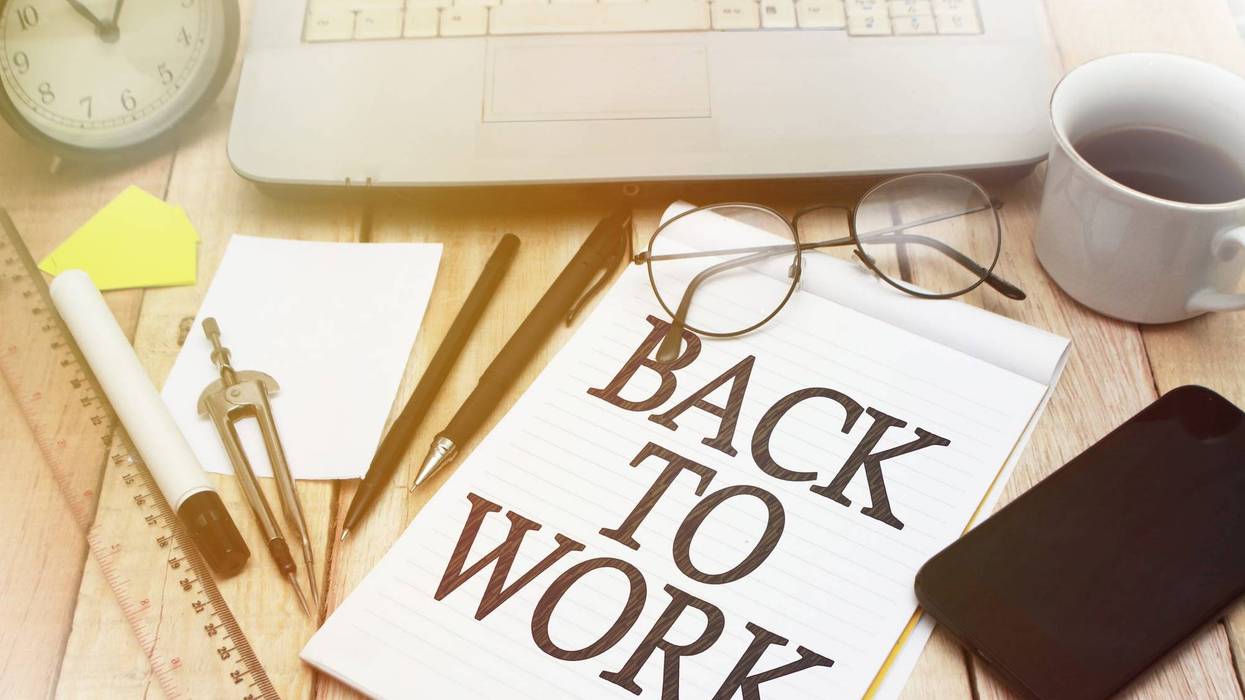 back to work