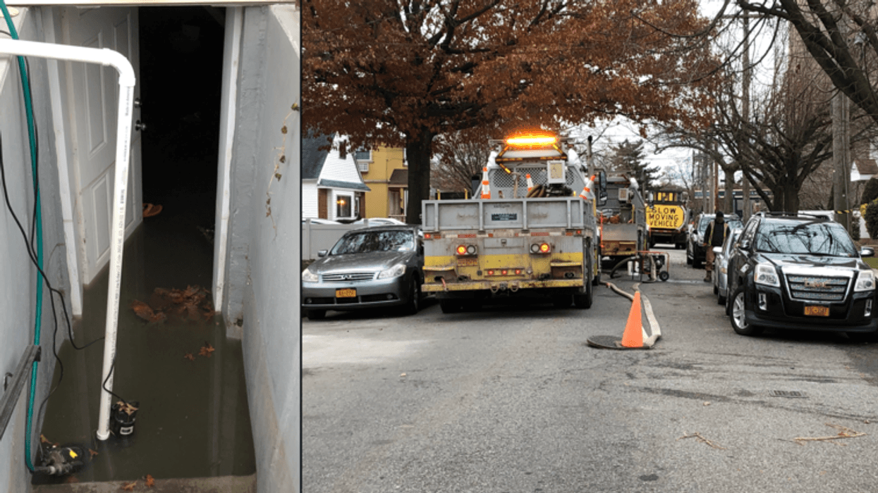 backup sewage