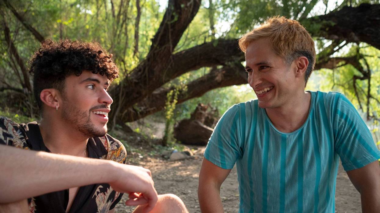 Bad Bunny and Gael Garcia Bernal in Cassandro