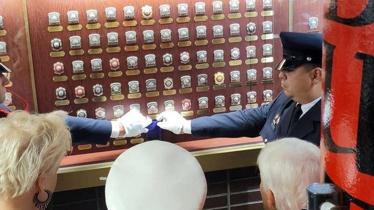 badge retiring ceremony