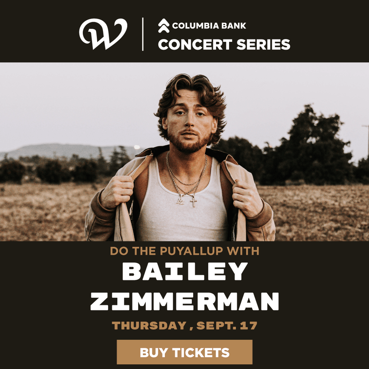 Bailey Zimmerman at the Washington State Fair