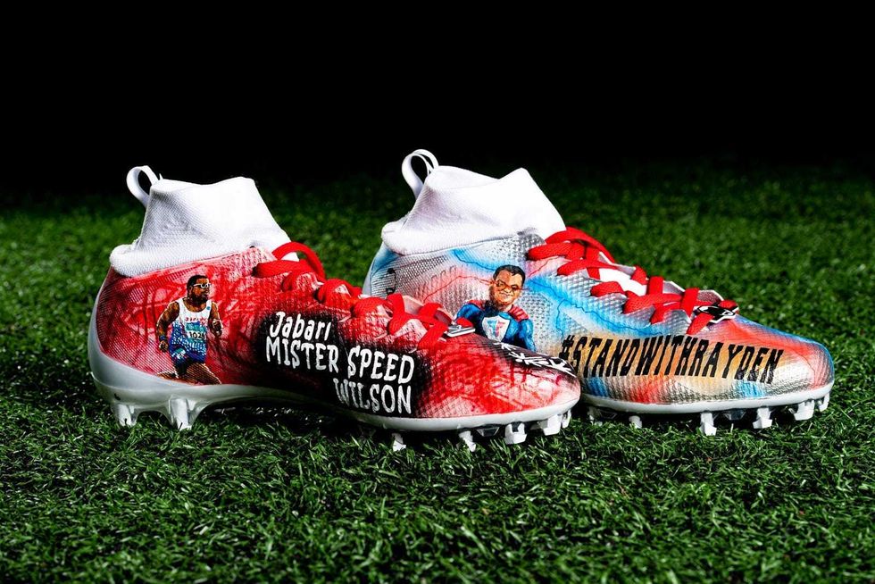 Baker Mayfield special Olympics cleats