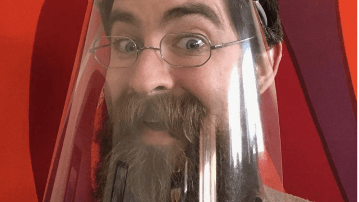 Baldwin Public Library 3D printer makes face shields