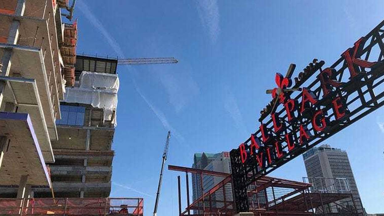 Ball Park Village construction in St. Louis