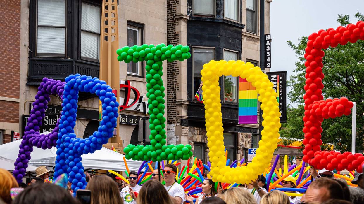 Balloons at Chicago Pride Parade